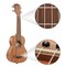 Ashthorpe Soprano Ukulele, Solid Mahogany with Satin Finish - 21-Inch Professional Uke with Aquila Nylgut Strings, Padded Gig Bag, and Strap